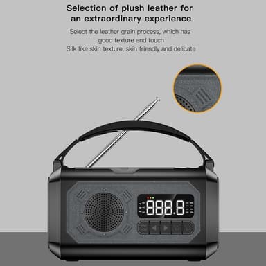 käsikampi Radio 12000mAh Power Bank Akku taskulamppu Aurinkolataus