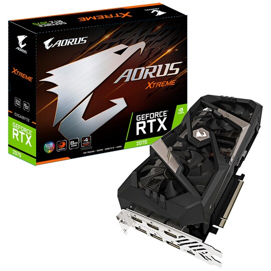 Gigabyte Aorus GeForce RTX 2070 Extreme näytönohjain 8G