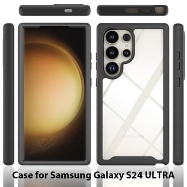 Samsung Galaxy S24 Ultra -kotelolle PC+TPU Iskunkestävä Puhelimen Takakuori