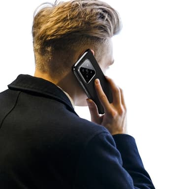 DUX DUCIS Skin Pro -sarjan kotelo korttipaikalla Xiaomi 14 - Musta