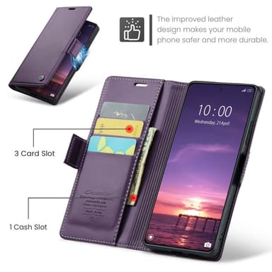 CASEME Retro Lompakkokotelo Xiaomi 14