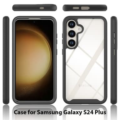 Samsung Galaxy S24+ -kotelolle PC+TPU Iskunkestävä Puhelimen Takakuori