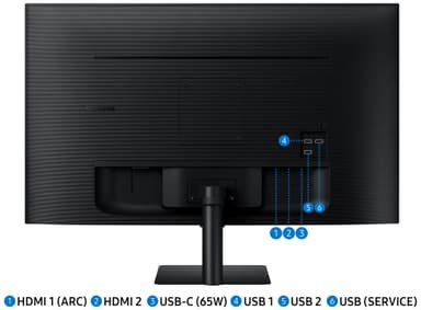 Samsung Smart Monitor M7 32" näyttö (musta)