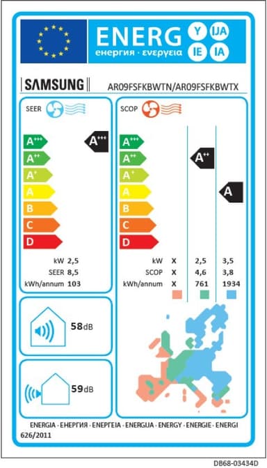 Samsung Smart 9 ilmalämpöpumppu SMART9