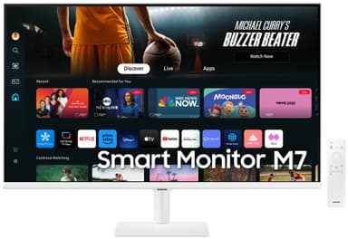 Samsung Smart Monitor M7 32" näyttö (valkoinen)