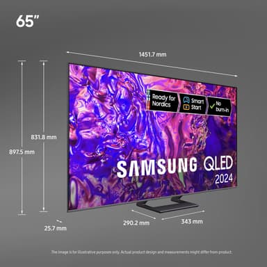 Samsung 65" Q77D 4K QLED älytelevisio (2024)