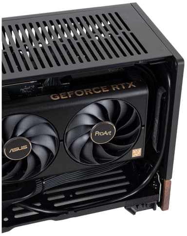 PCSpecialist Terra 100 R7-7X3D/16/1TB/4070S pelitietokone (musta)