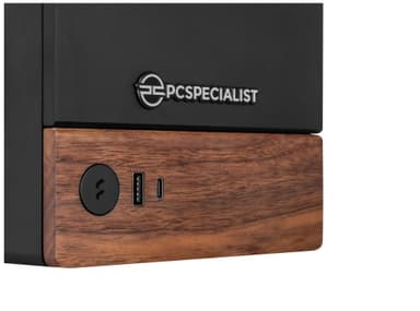 PCSpecialist Terra 200 R7-7X3D/32/2TB/4070Ti S pelitietokone (musta)