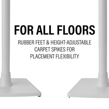 SANUS Floor Stand for Sonos ERA100 Single White