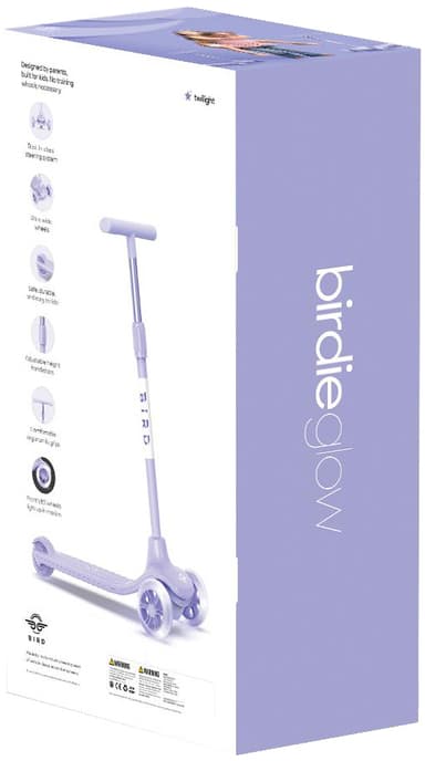 Bird Birdie Glow potkulauta lapsille VA00060 (Twilight)