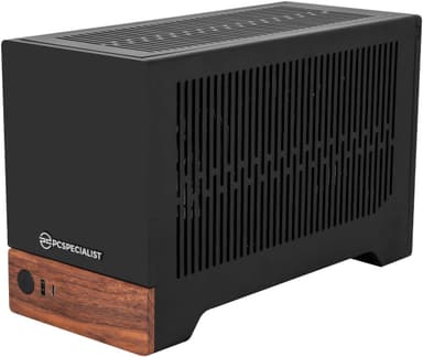 PCSpecialist Terra 200 R7-7X3D/32/2TB/4070Ti S pelitietokone (musta)