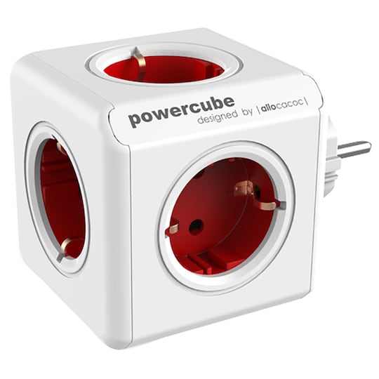 PowerCube Original jakaja pistorasiaan 1100RDDEORPC (punainen)