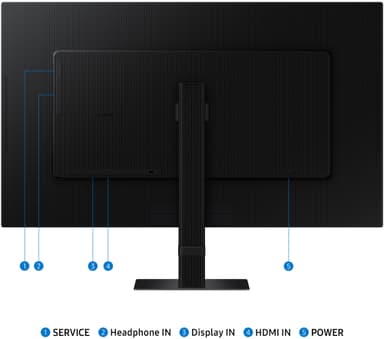 Samsung ViewFinity S7 27" näyttö (musta)