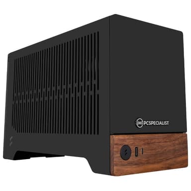 PCSpecialist Terra 100 R7-7X3D/16/1TB/4070S pelitietokone (musta)