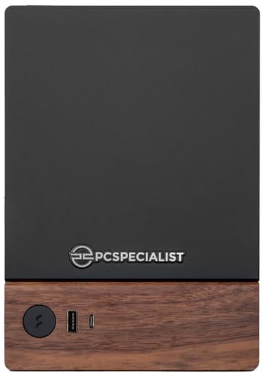 PCSpecialist Terra 100 R7-7X3D/16/1TB/4070S pelitietokone (musta)