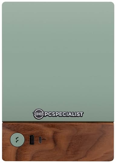 PCSpecialist Terra 200 R7-7X3D/32/2TB/4070Ti S pelitietokone (Jade)