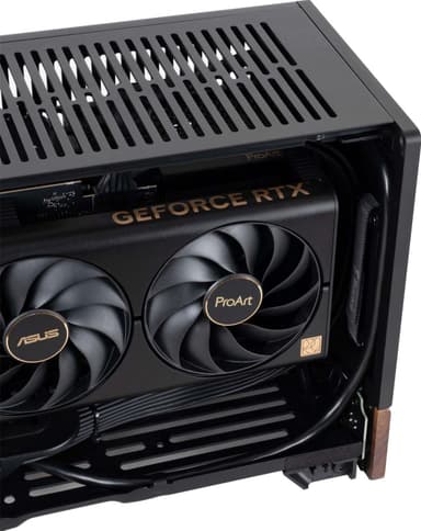 PCSpecialist Terra 100 R7-7X3D/16/1TB/4070S pelitietokone (musta)