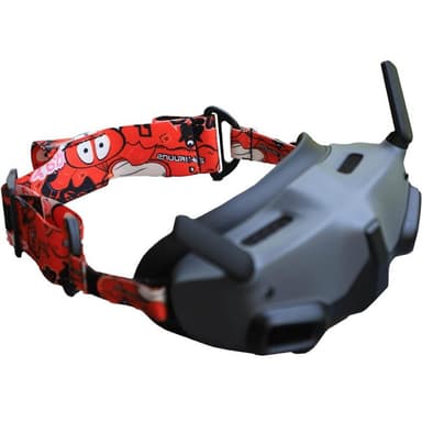 Sunnylife pannapanta DJI Goggles 2 - Punainen
