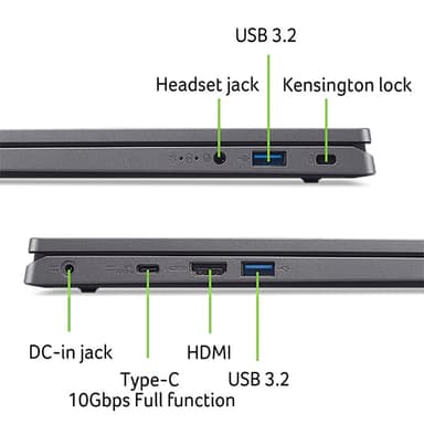 Acer Aspire 3 i3-N305/8/128 17,3" kannettava