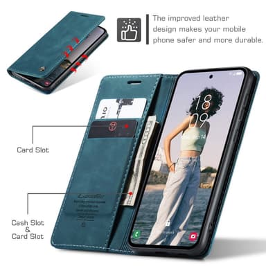 CASEME Retro Lompakkokotelo Samsung Galaxy A35