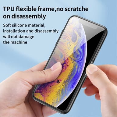 Samsung Galaxy A35 5G:lle Karkaistu lasikuori rengaskannatinpuhelin kansi - Glamoröösi Pioni