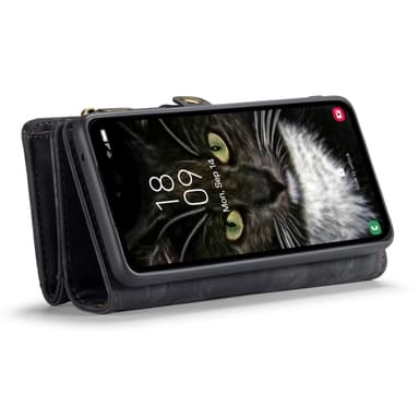 CASEME Samsung Galaxy A35 5G 2-in-1 lompakkokotelolle - Musta
