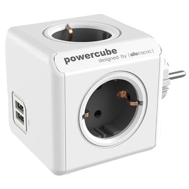 PowerCube Original USB pistorasia (harmaa)