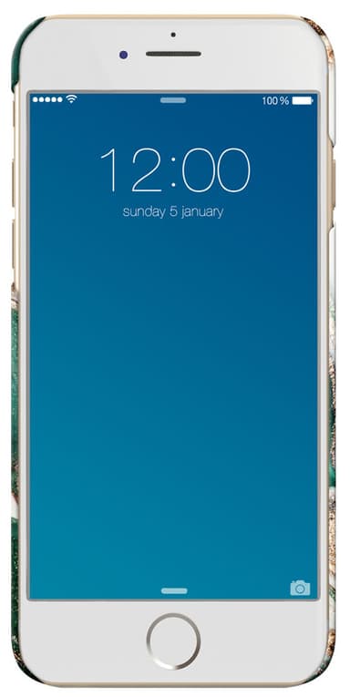 iDeal fashion suojakuori iPhone 6/7/8/SE Gen. 2/3  (kultainen marmori)