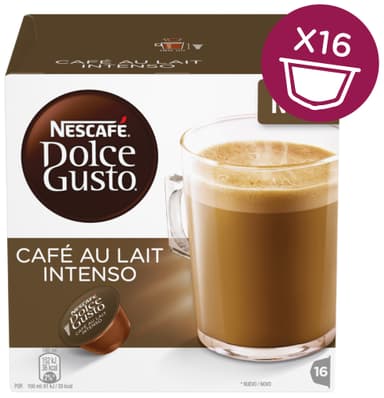 Nescafe Dolce Gusto Cafe au Lait Intenso kahvikapselit Nescafe Dolce Gusto Cafe au Lait Intenso kahvikapselit