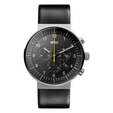 Braun prestige ajanoton rannekello kanssa nahkahihna
