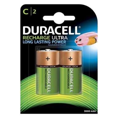 Duracell Recharge Ulta C 3000aAh paristo (2 kpl)