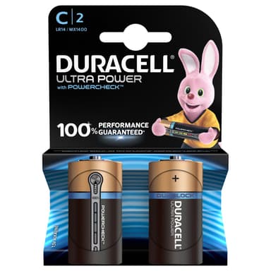 Duracell Ultra Power C paristo (2 kpl)