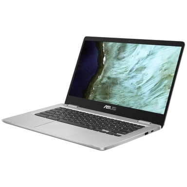 Asus Chromebook C423, 14" HD kannettava tietokone (hopea/musta)