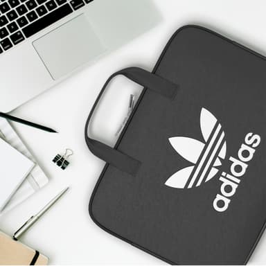 Adidas Originals 15,6" kannettavan laukku (musta/valkoinen)