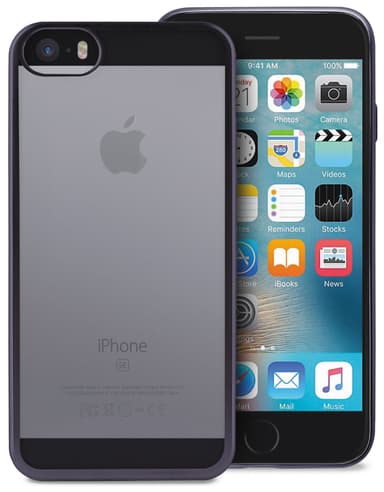 Puro iPhone SE/5S/5 suoja satiinikehys (harmaa)