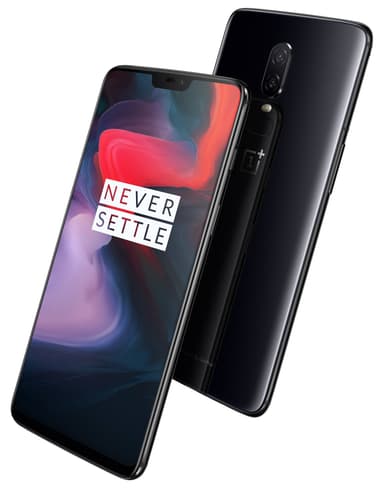 OnePlus 6 älypuhelin 64 GB (peilimusta)