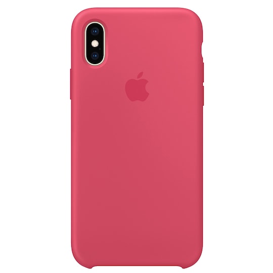 iPhone Xs silikonikuori (hibiscus)