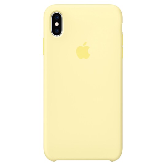 iPhone Xs Max silikonikuori (mellow yellow)