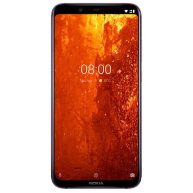 Nokia 8.1 älypuhelin (rauta/teräs)