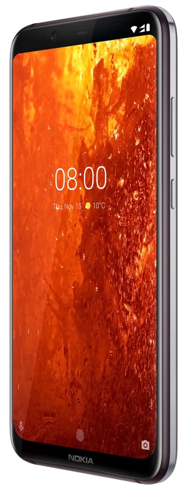 Nokia 8.1 älypuhelin (rauta/teräs)