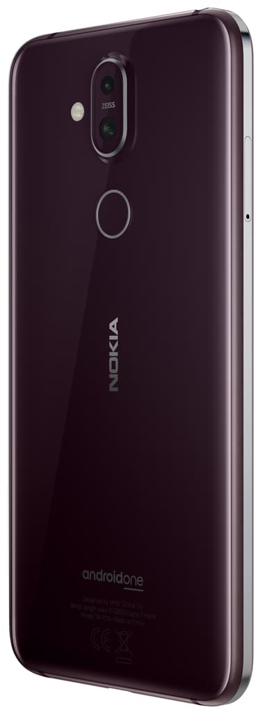 Nokia 8.1 älypuhelin (rauta/teräs)