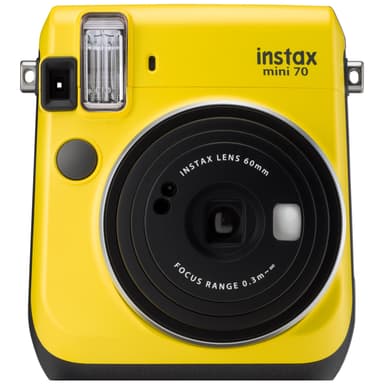 Fujifilm Instax mini 70 kompaktikamera (keltainen)