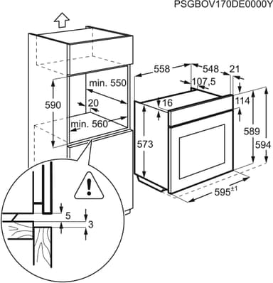 AEG uuni BPB331021M