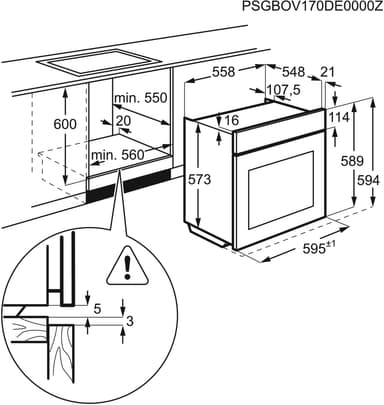 AEG uuni BPB331021M