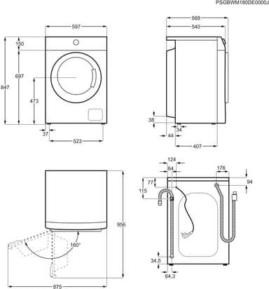 Electrolux pyykinpesukone FW20L7140