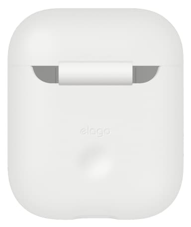 Elago AirPods silikonikotelo (valkoinen)