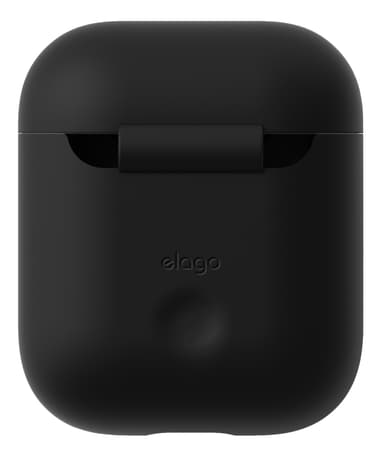 Elago AirPods silikonikotelo (musta)