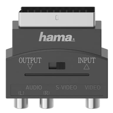 Hama 3 x RCA ja S-Video Scart adapteri