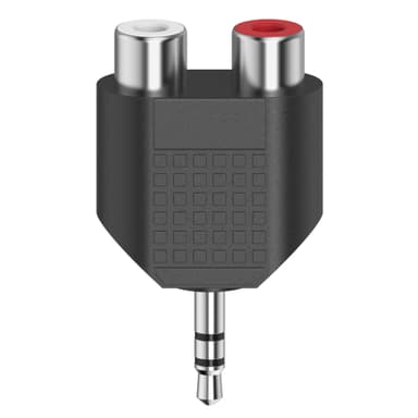 Hama ääniadapteri (2 x RCA - 3.5mm)