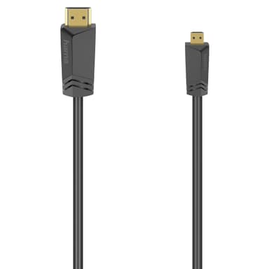 Hama HDMI A-HDMI Micro D Ethernet kaapeli (1,5m)